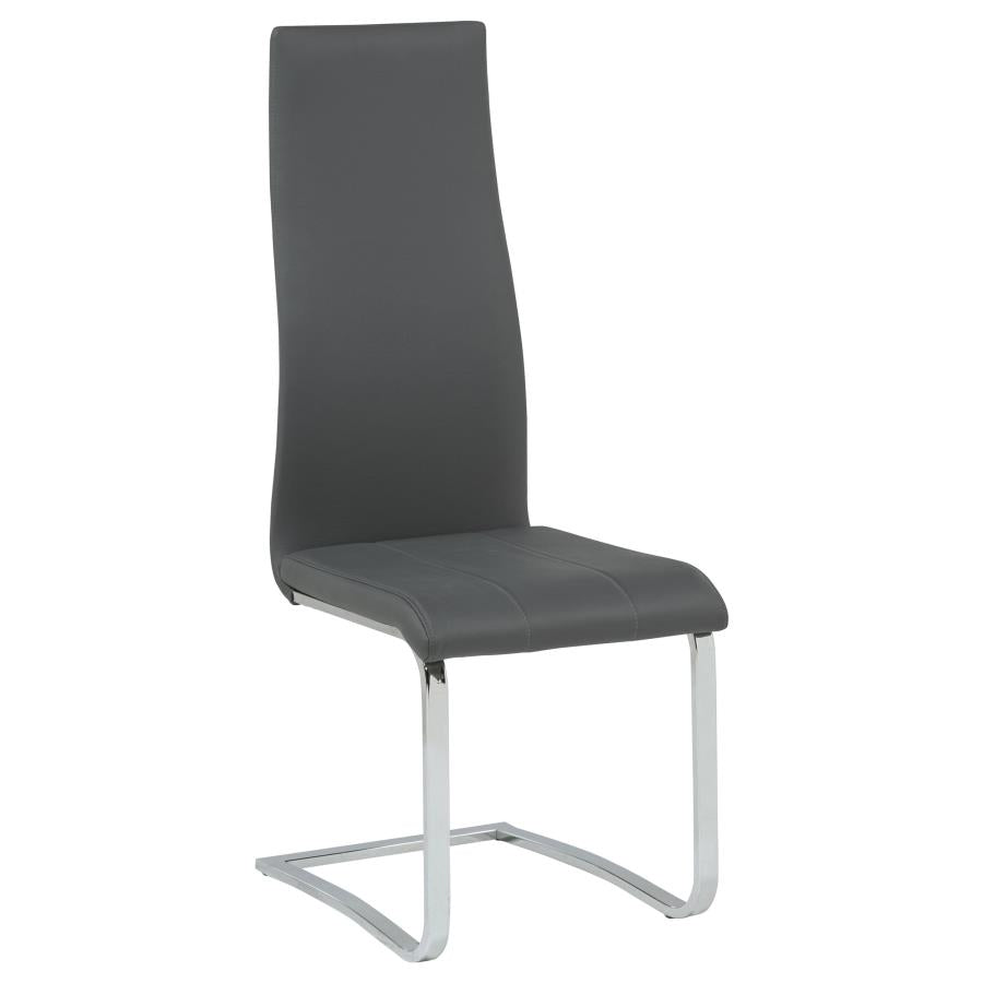 Montclair Upholstered Dining Side Chair Grey (Set of 4)-3