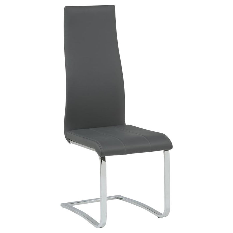 Montclair Upholstered Dining Side Chair Grey (Set of 4)-zoom-