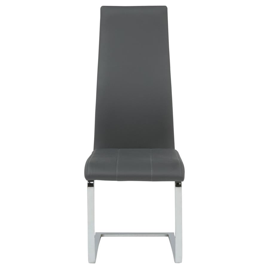 Montclair Upholstered Dining Side Chair Grey (Set of 4)-zoom-4