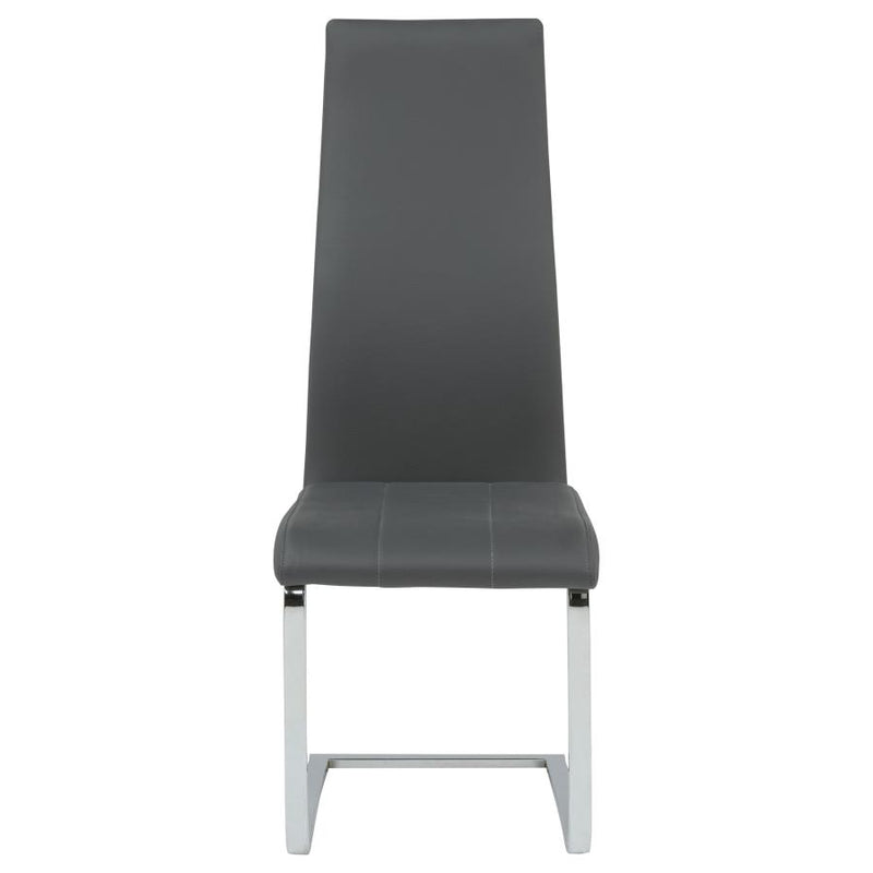 Montclair Upholstered Dining Side Chair Grey (Set of 4)-zoom-