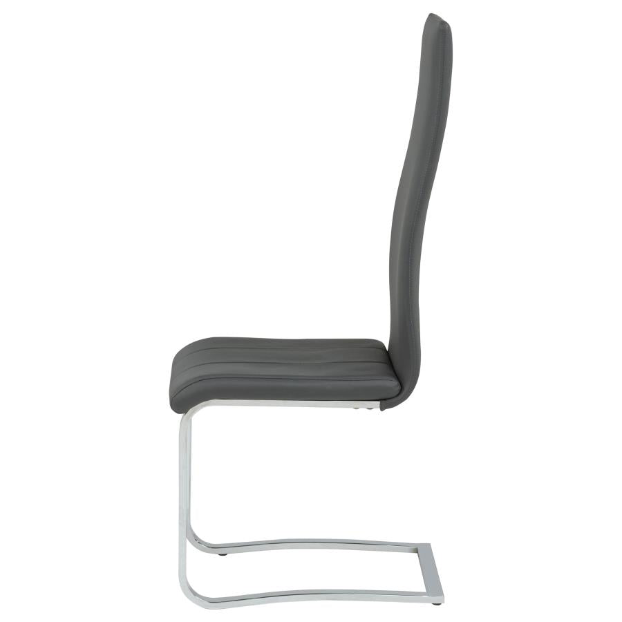 Montclair Upholstered Dining Side Chair Grey (Set of 4)-zoom-5