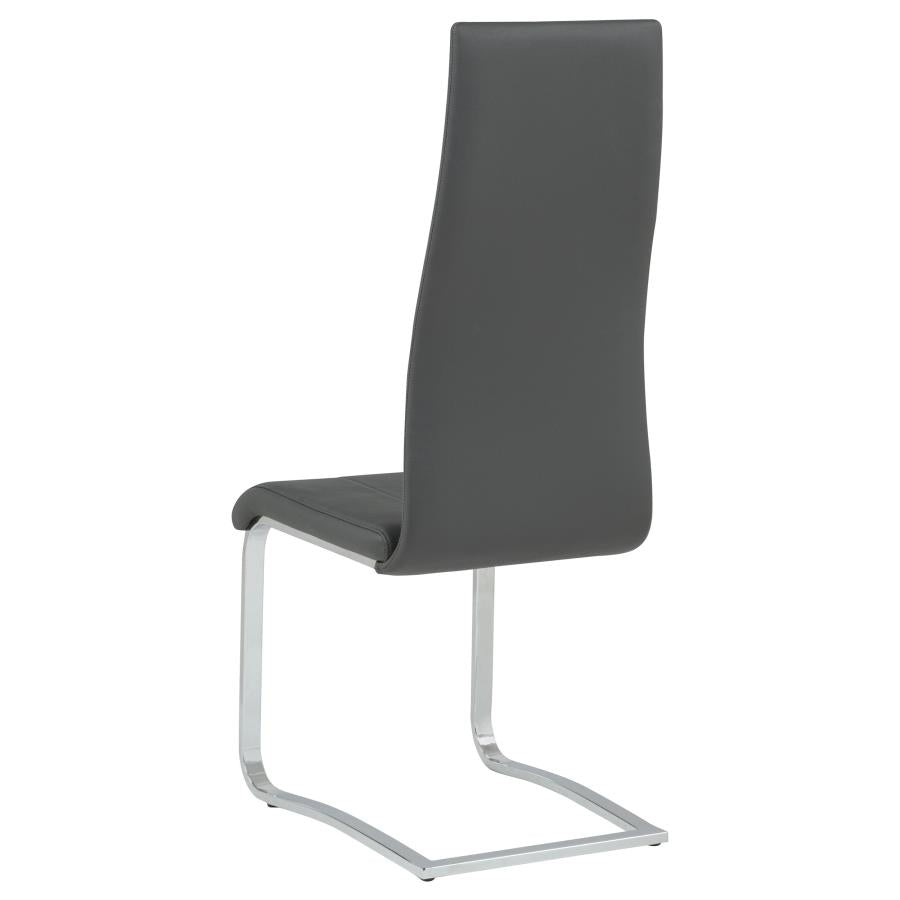 Montclair Upholstered Dining Side Chair Grey (Set of 4)-7