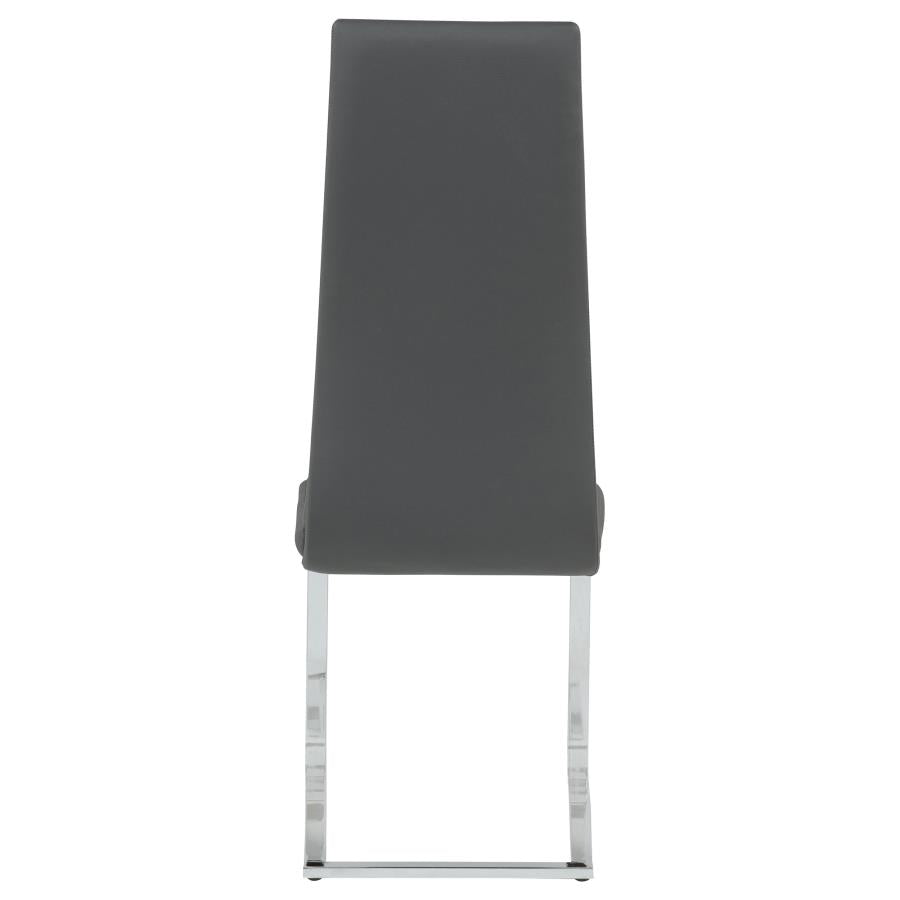 Montclair Upholstered Dining Side Chair Grey (Set of 4)-8