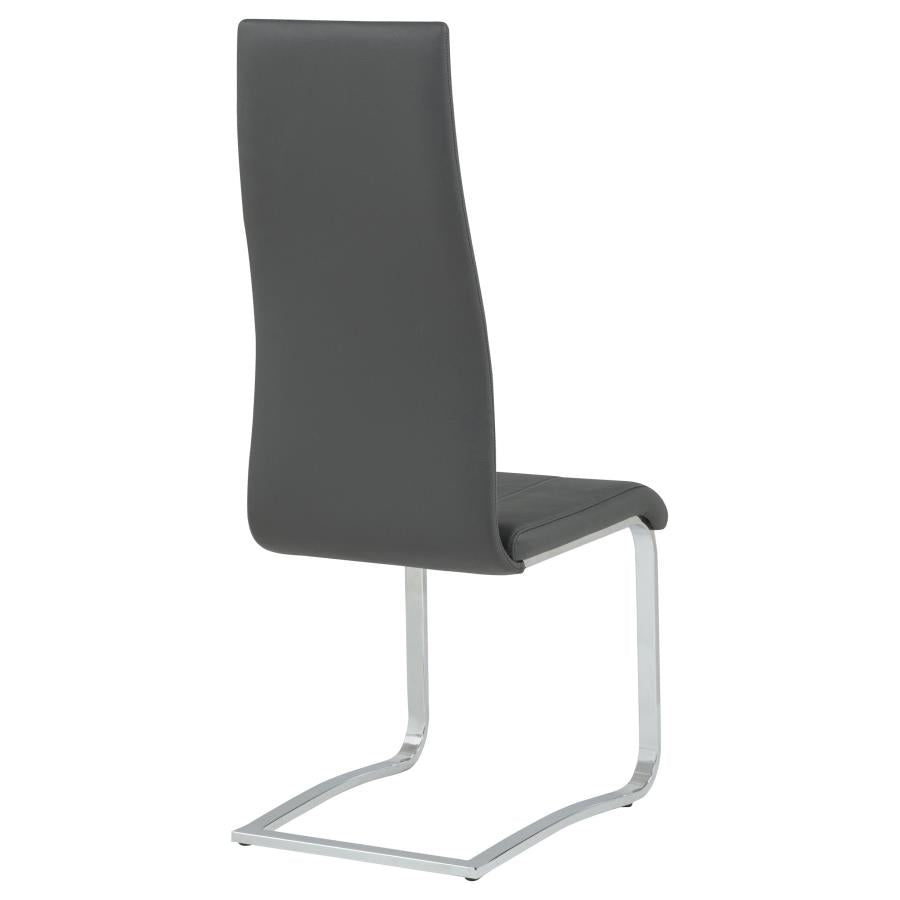 Montclair Upholstered Dining Side Chair Grey (Set of 4)-zoom-9