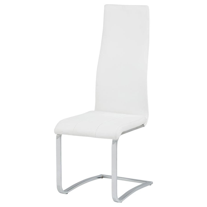 Montclair Upholstered Dining Side Chair White (Set of 4)-zoom-