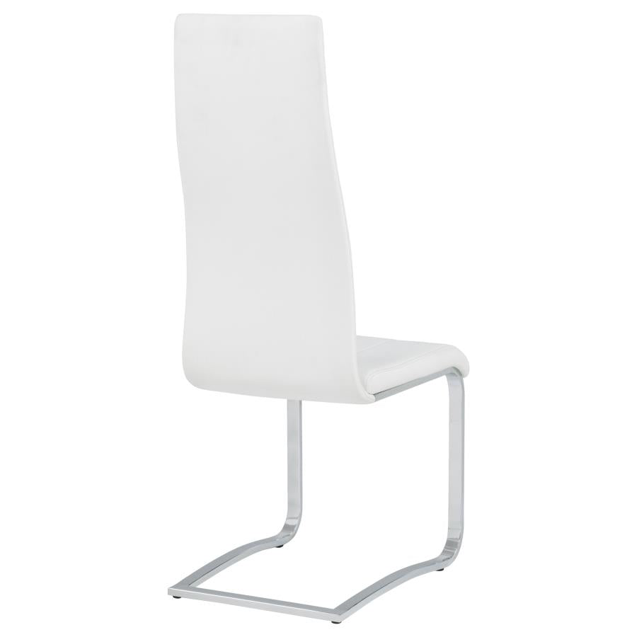 Montclair Upholstered Dining Side Chair White (Set of 4)-zoom-9