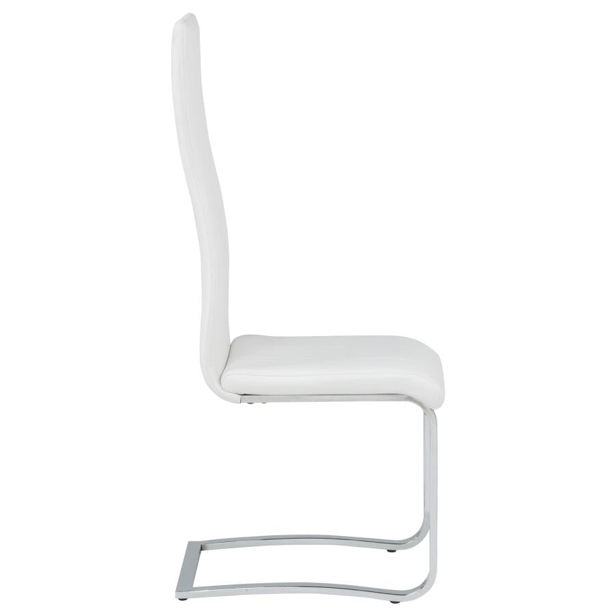 Montclair Upholstered Dining Side Chair White (Set of 4)-zoom-10