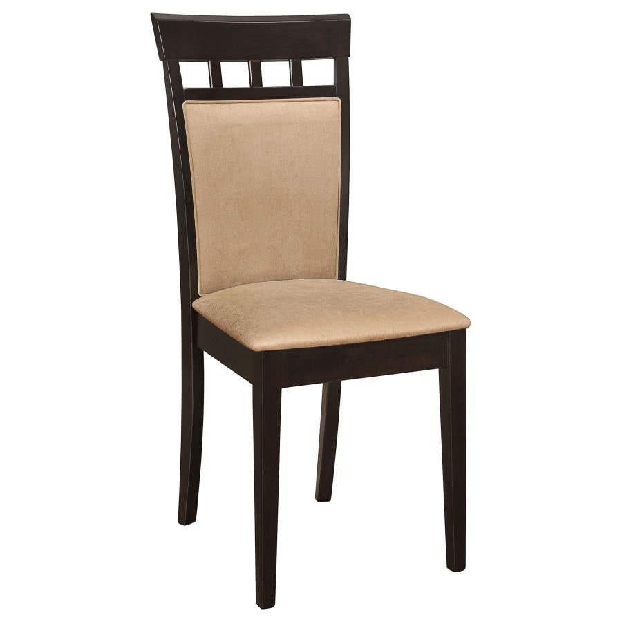 Gabriel 5-piece Extension Leaf Dining Table Set Cappuccino-7