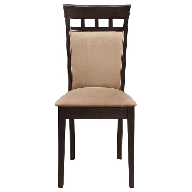 Gabriel 5-piece Extension Leaf Dining Table Set Cappuccino-zoom-