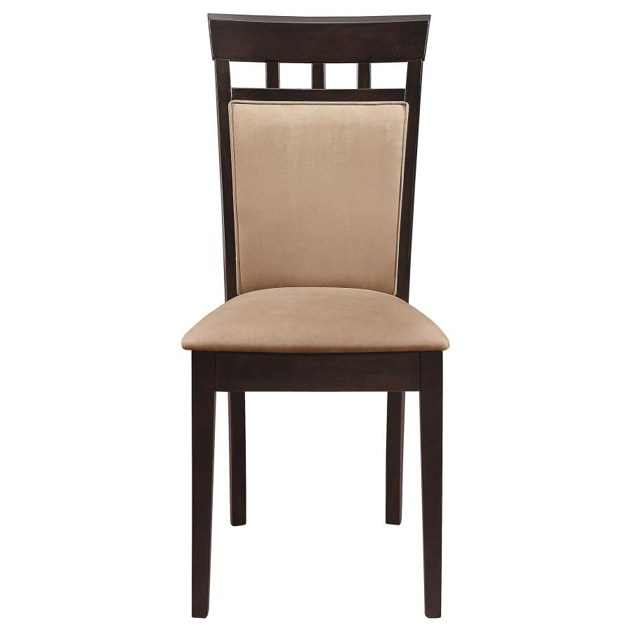 Gabriel 7-piece Extension Leaf Dining Table Set Cappuccino-8