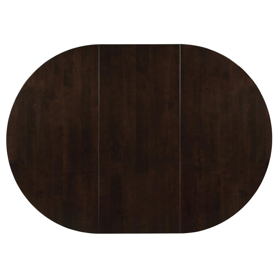 Gabriel 7-piece Extension Leaf Dining Table Set Cappuccino-zoom-6