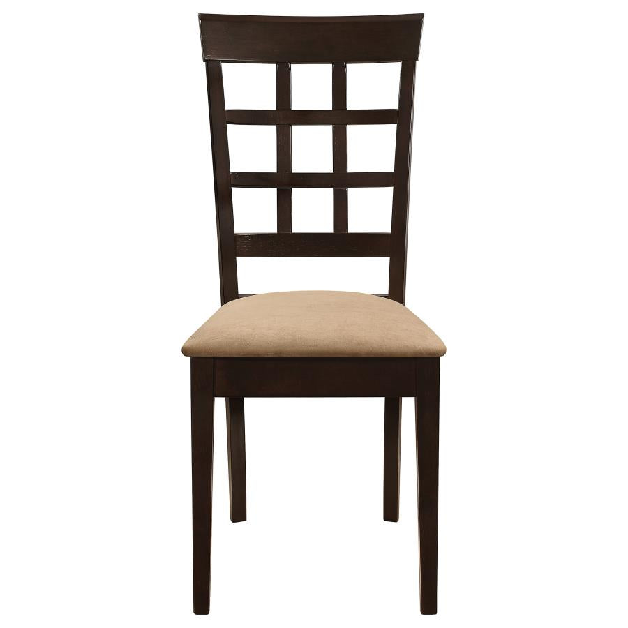 Gabriel 7-piece Extension Leaf Dining Table Set Cappuccino-zoom-8