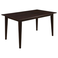Gabriel Rectangular 59-inch Dining Collection Cappuccino - 5-piece Cushion Back