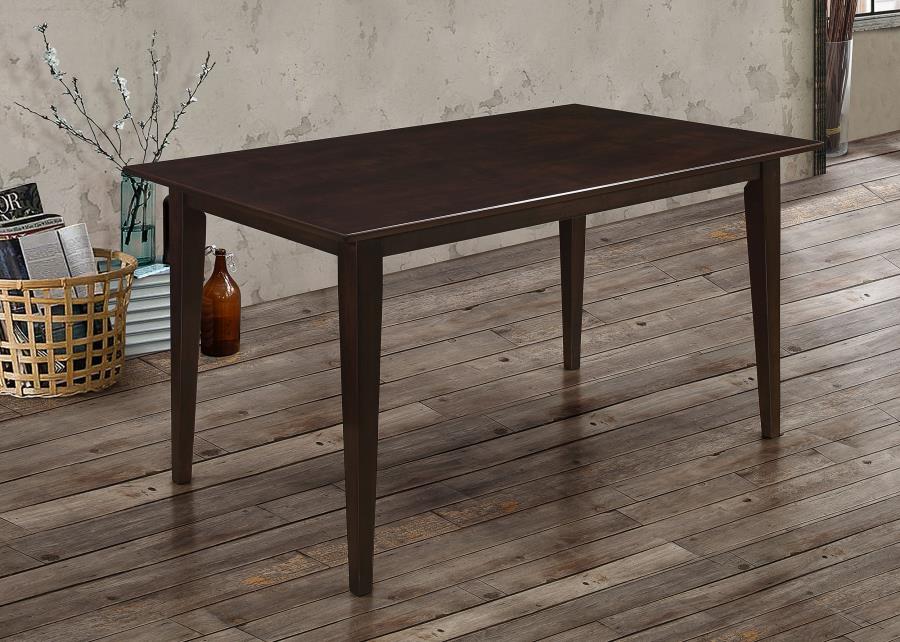 Gabriel Rectangular 59-inch Wood Dining Table Cappuccino-2