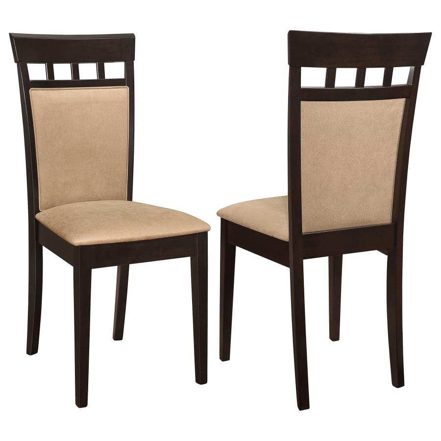Gabriel Closed Back Dining Side Chair Cappuccino (Set of 2)-zoom-1
