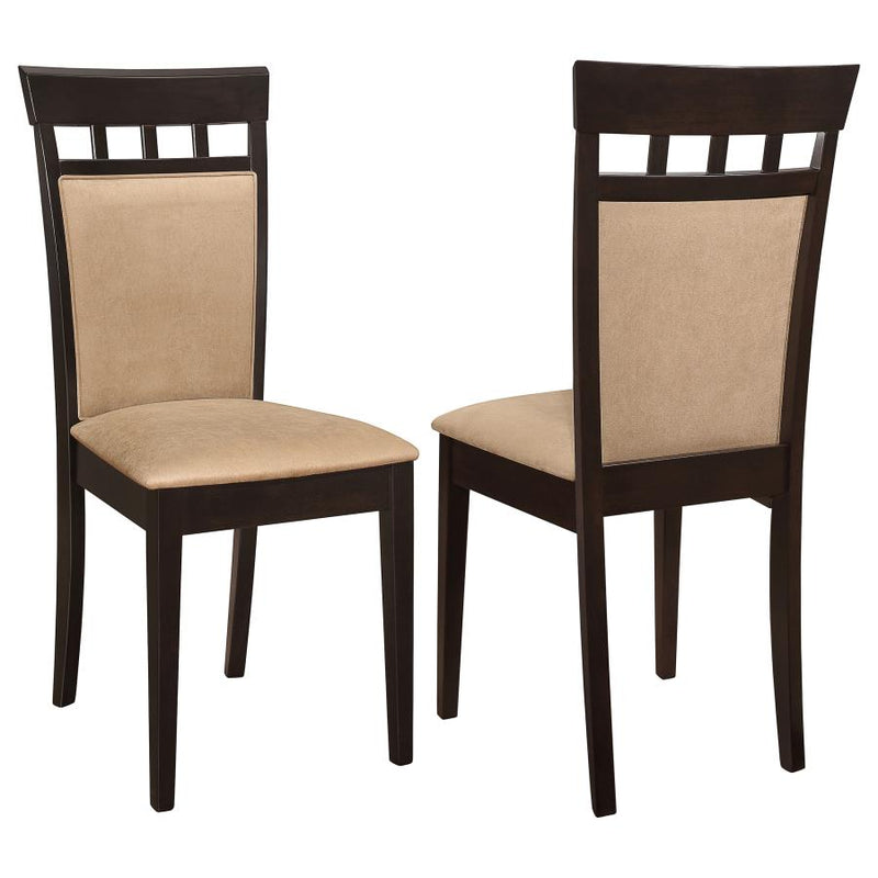 Gabriel Closed Back Dining Side Chair Cappuccino (Set of 2)-zoom-