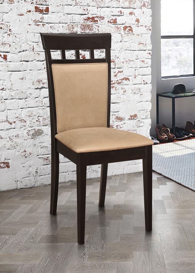 Gabriel Closed Back Dining Side Chair Cappuccino (Set of 2)-2