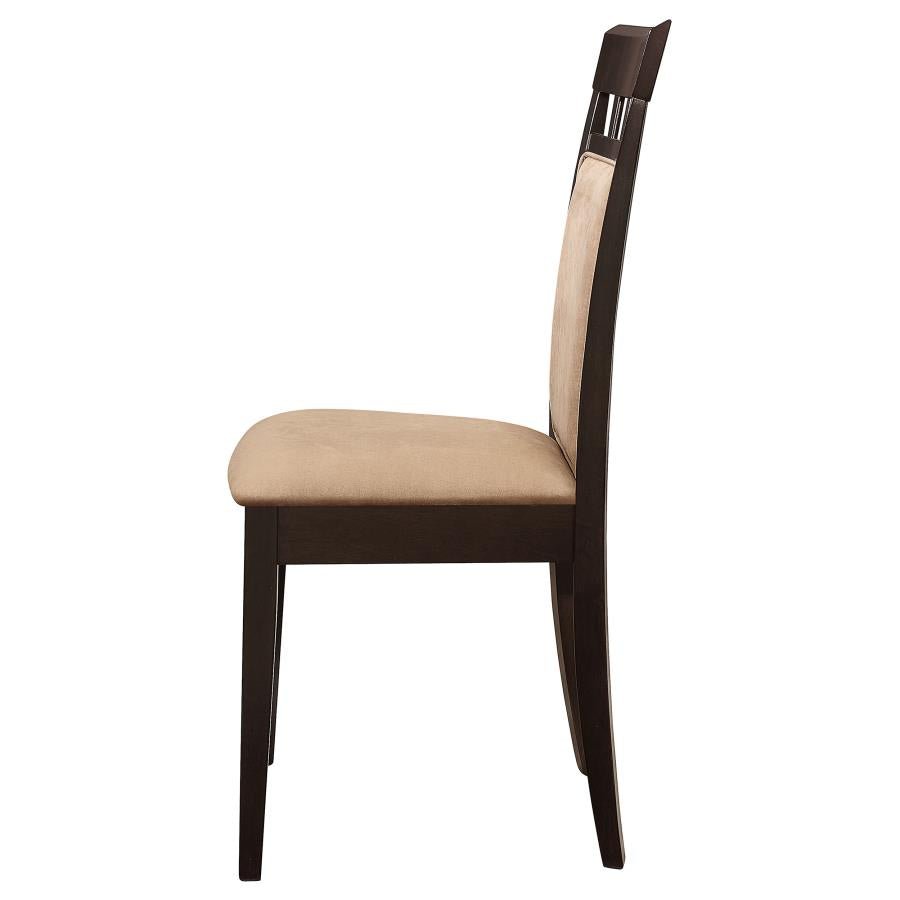 Gabriel Closed Back Dining Side Chair Cappuccino (Set of 2)-zoom-6