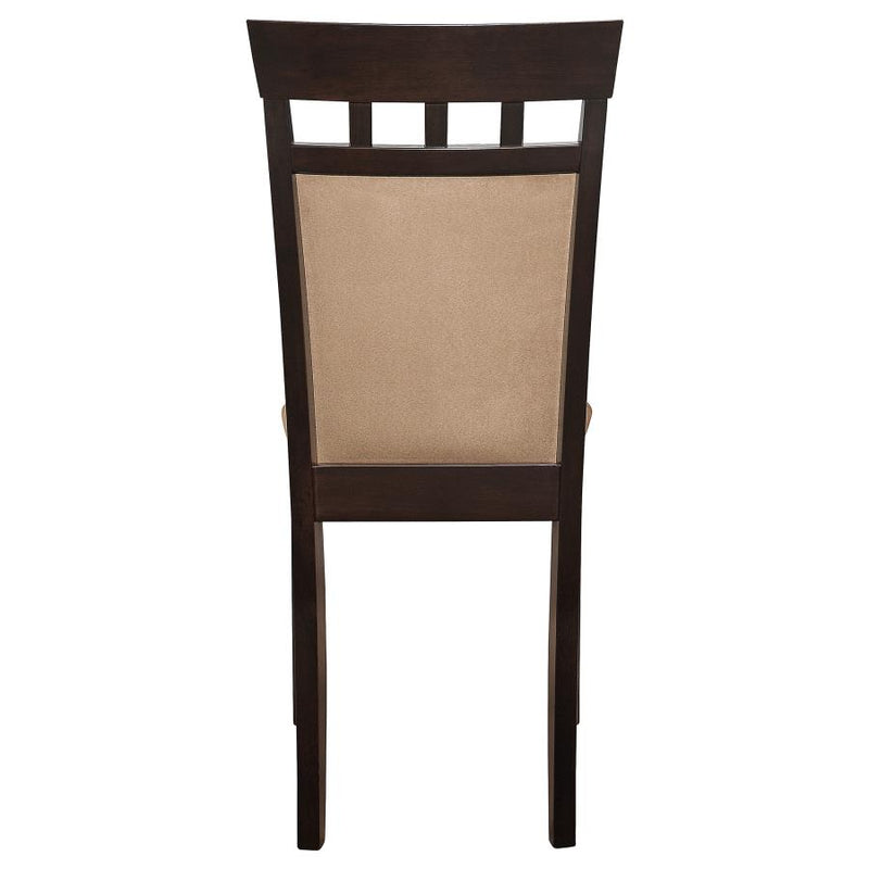 Gabriel Closed Back Dining Side Chair Cappuccino (Set of 2)-zoom-