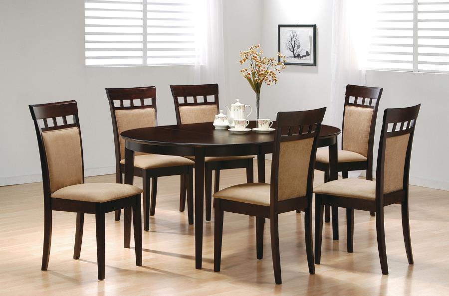 Gabriel Closed Back Dining Side Chair Cappuccino (Set of 2)-12