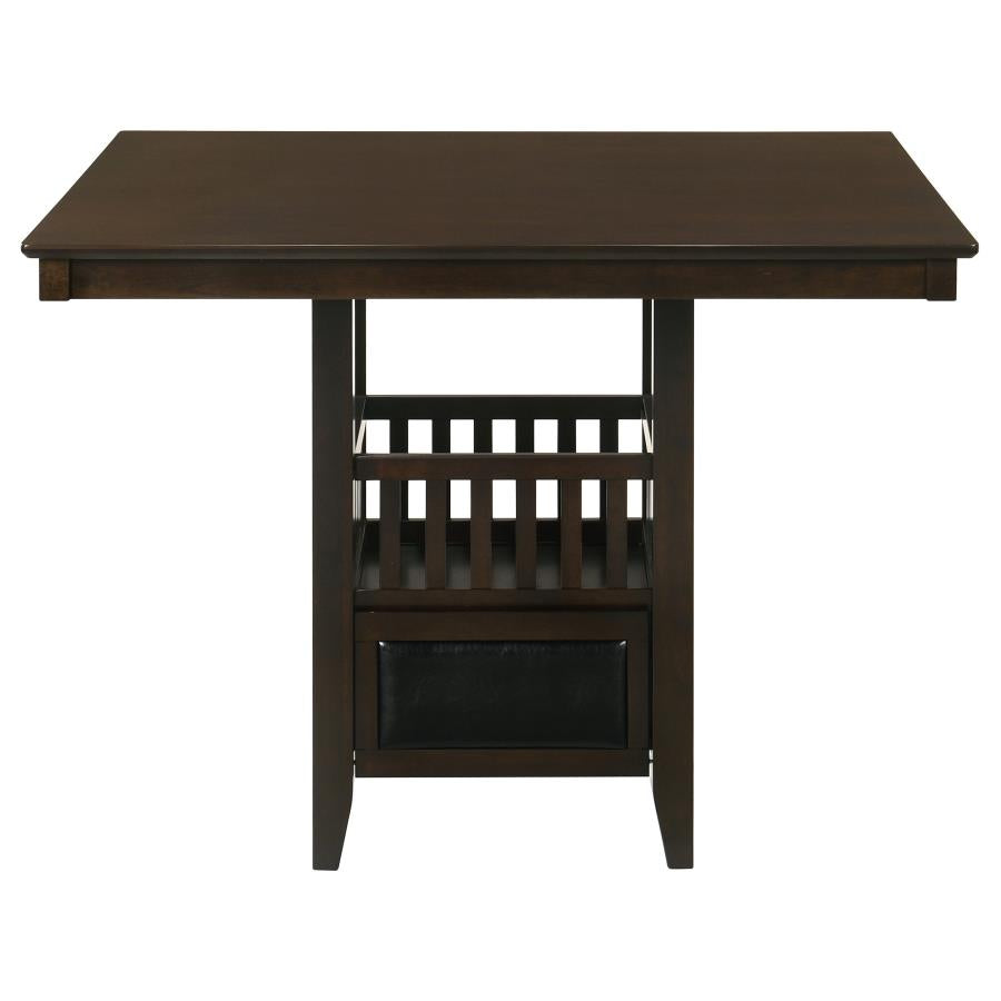 Jaden Square 47-inch Counter Height Dining Table Espresso-4