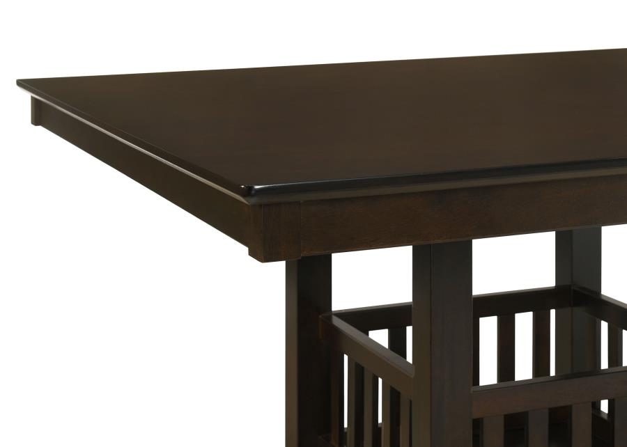 Jaden Square 47-inch Counter Height Dining Table Espresso-8