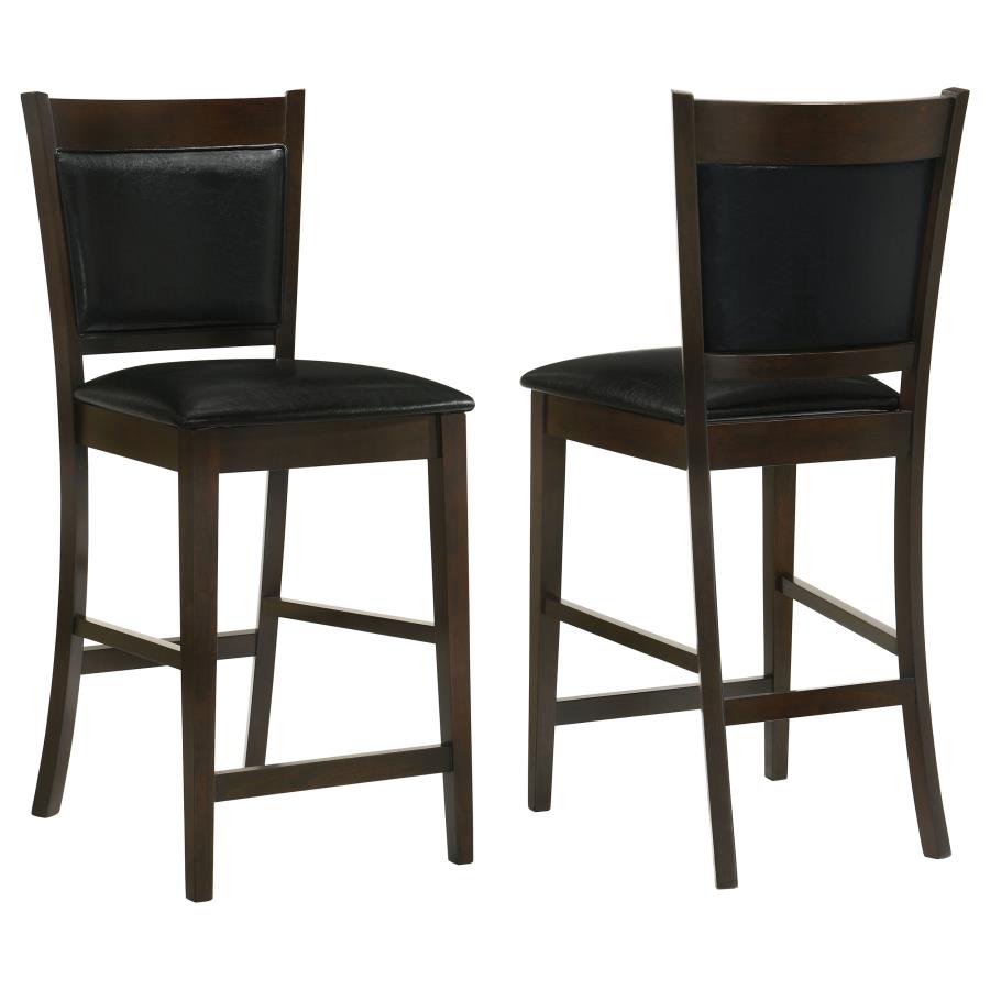 Jaden Upholstered Counter Chair Espresso (Set of 2)-zoom-1