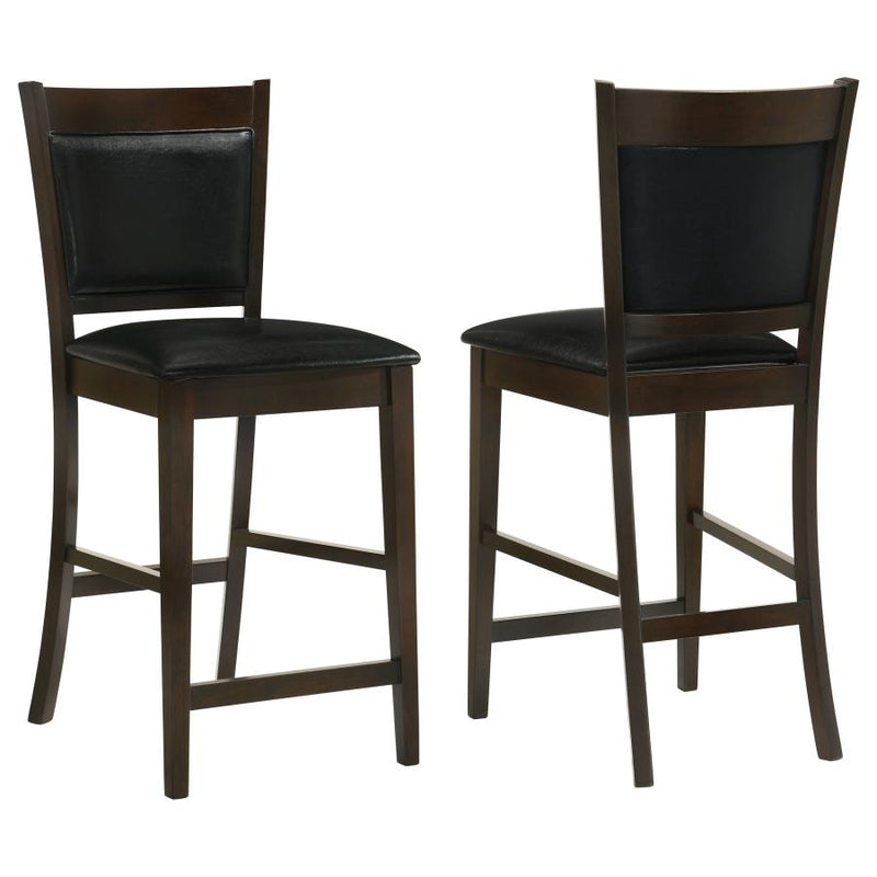 Jaden Upholstered Counter Chair Espresso (Set of 2)-zoom-