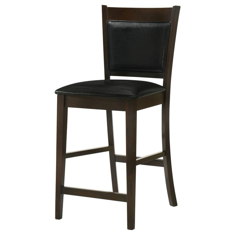 Jaden Upholstered Counter Chair Espresso (Set of 2)-zoom-
