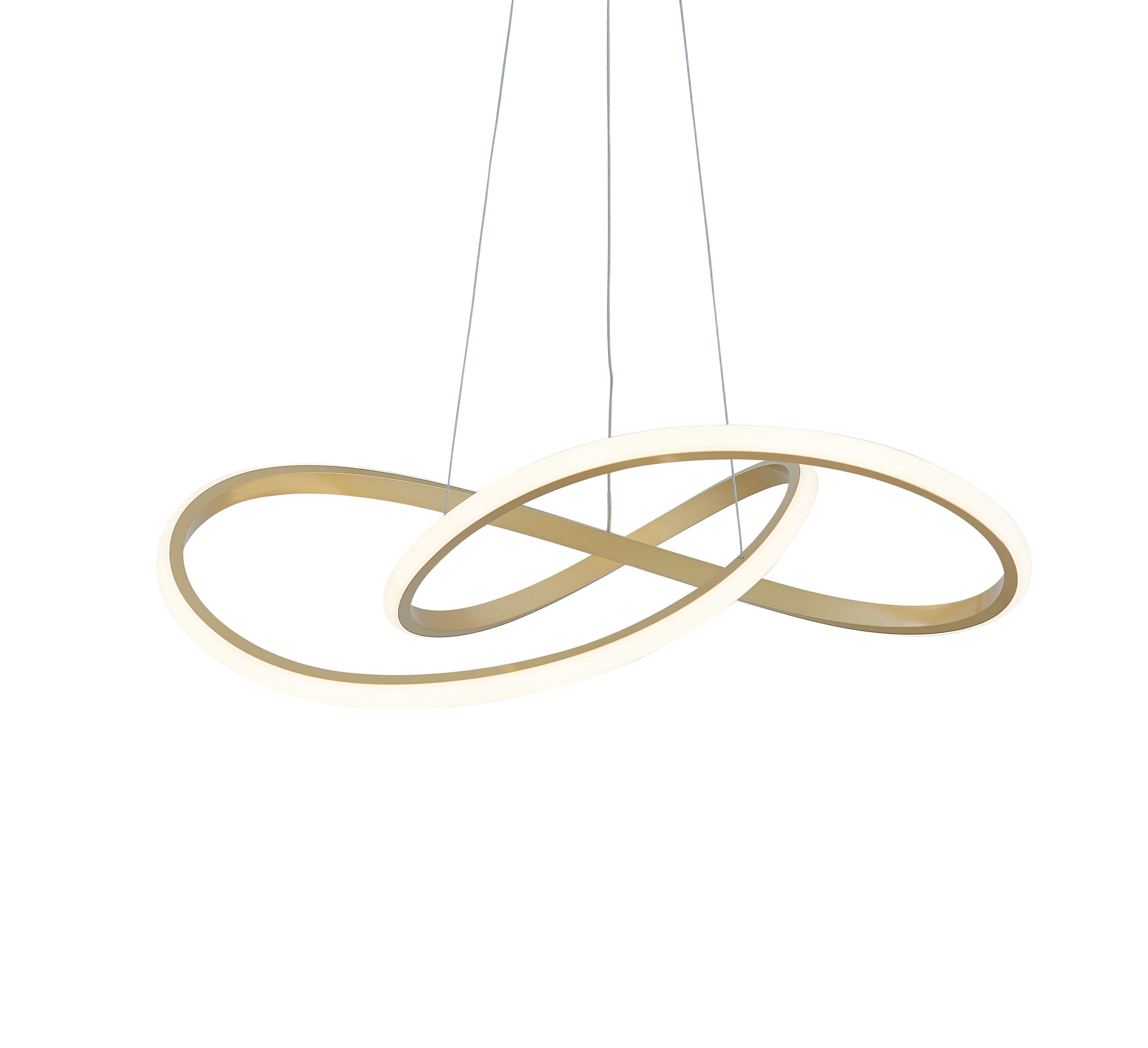 Edinburgh LED Chandelier // Gold with Smart Dimmer Included-zoom-1