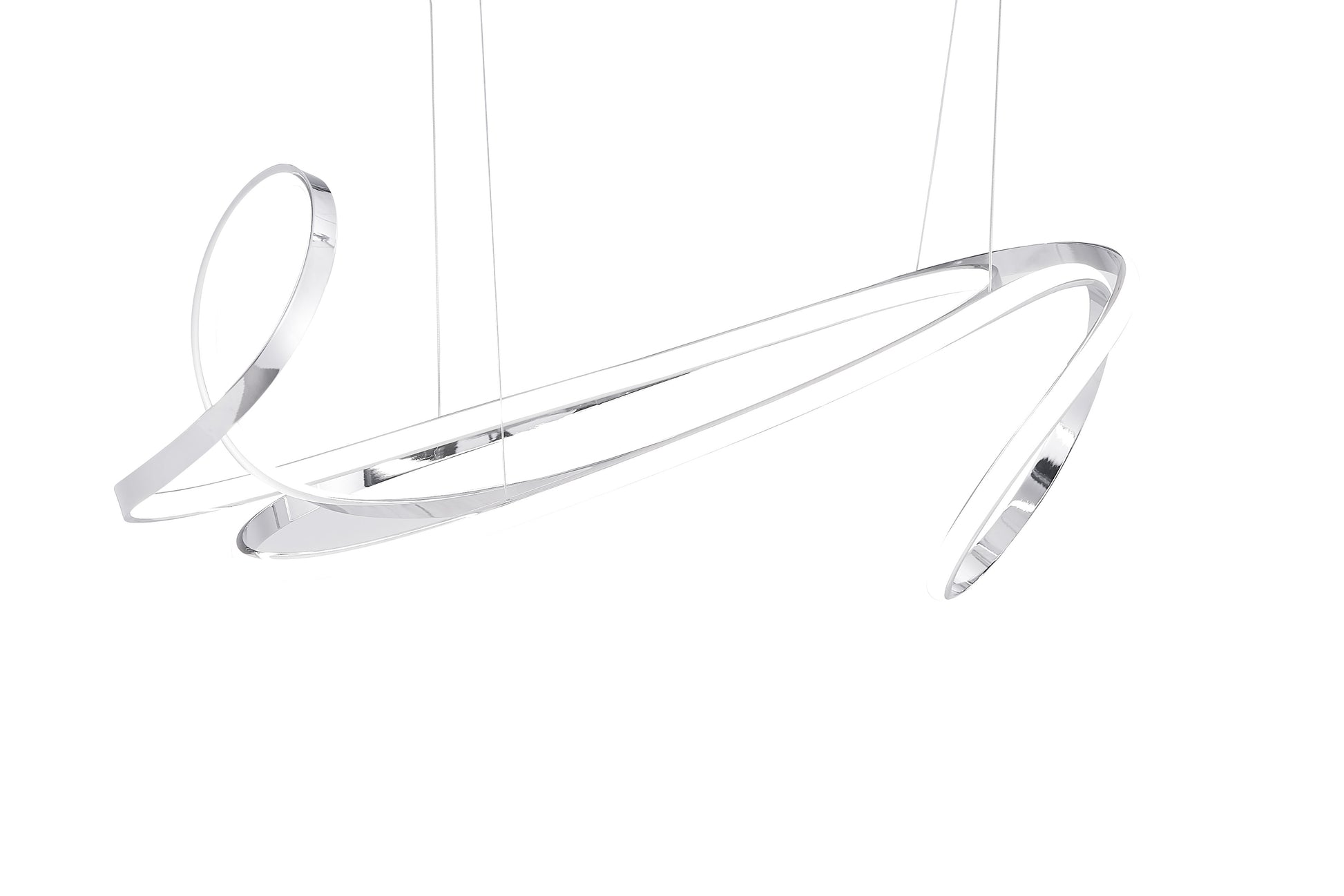 Moscow LED Chandelier // Chrome with Smart Dimmer Included-1