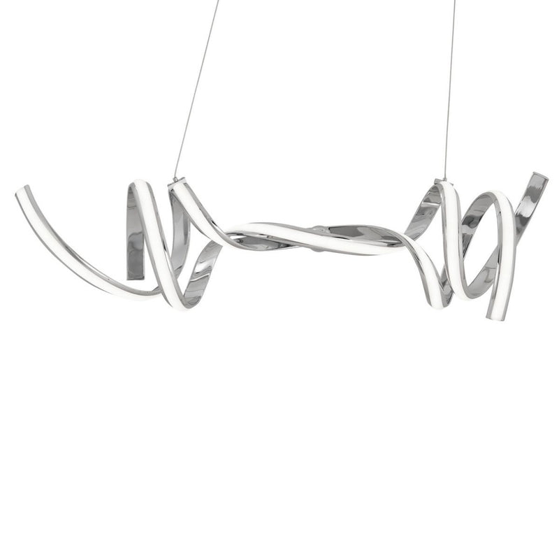 Munich LED Horizontal Chandelier // Chrome with Smart Dimmer Included-zoom-