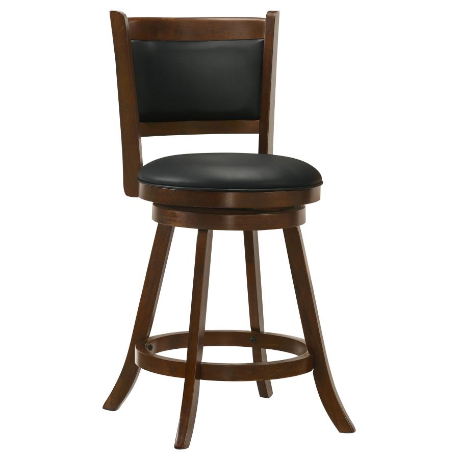 Broxton Upholstered Swivel Counter Chair Chestnut (Set of 2)-3