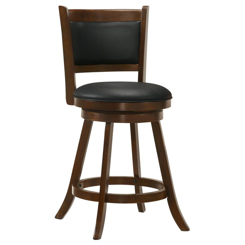 Broxton Upholstered Swivel Counter Chair Chestnut (Set of 2)-zoom-