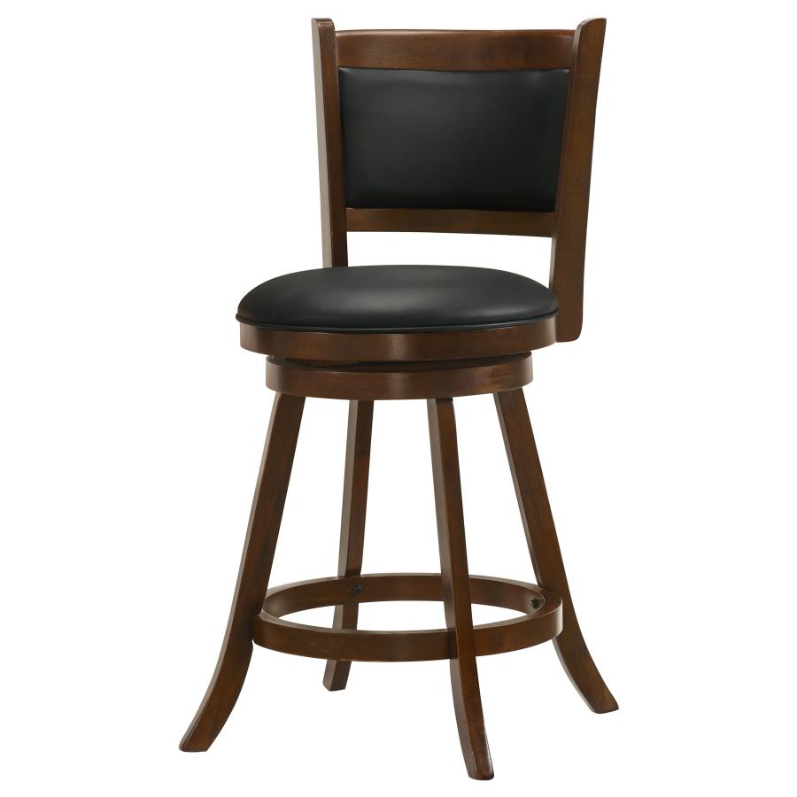 Broxton Upholstered Swivel Counter Chair Chestnut (Set of 2)-zoom-5