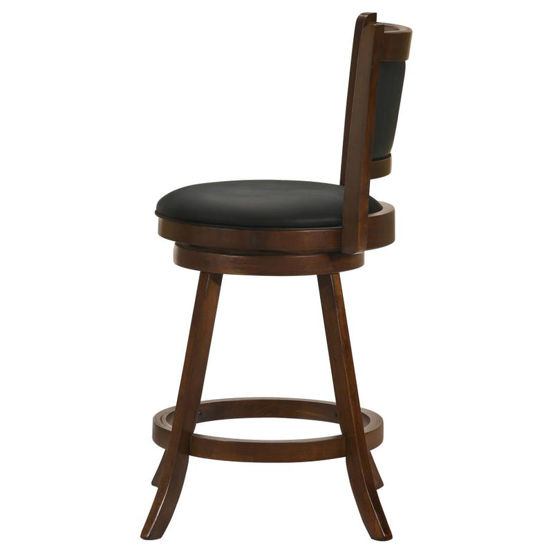 Broxton Upholstered Swivel Counter Chair Chestnut (Set of 2)-zoom-