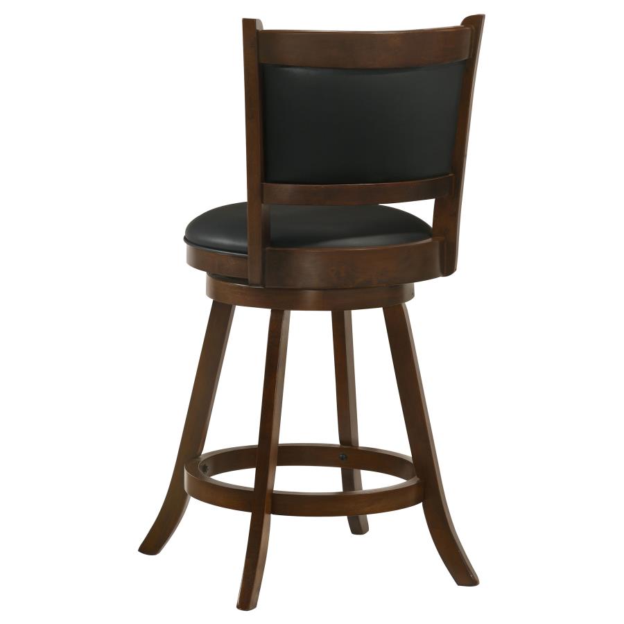 Broxton Upholstered Swivel Counter Chair Chestnut (Set of 2)-7