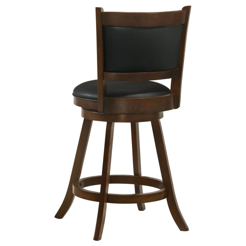 Broxton Upholstered Swivel Counter Chair Chestnut (Set of 2)-zoom-