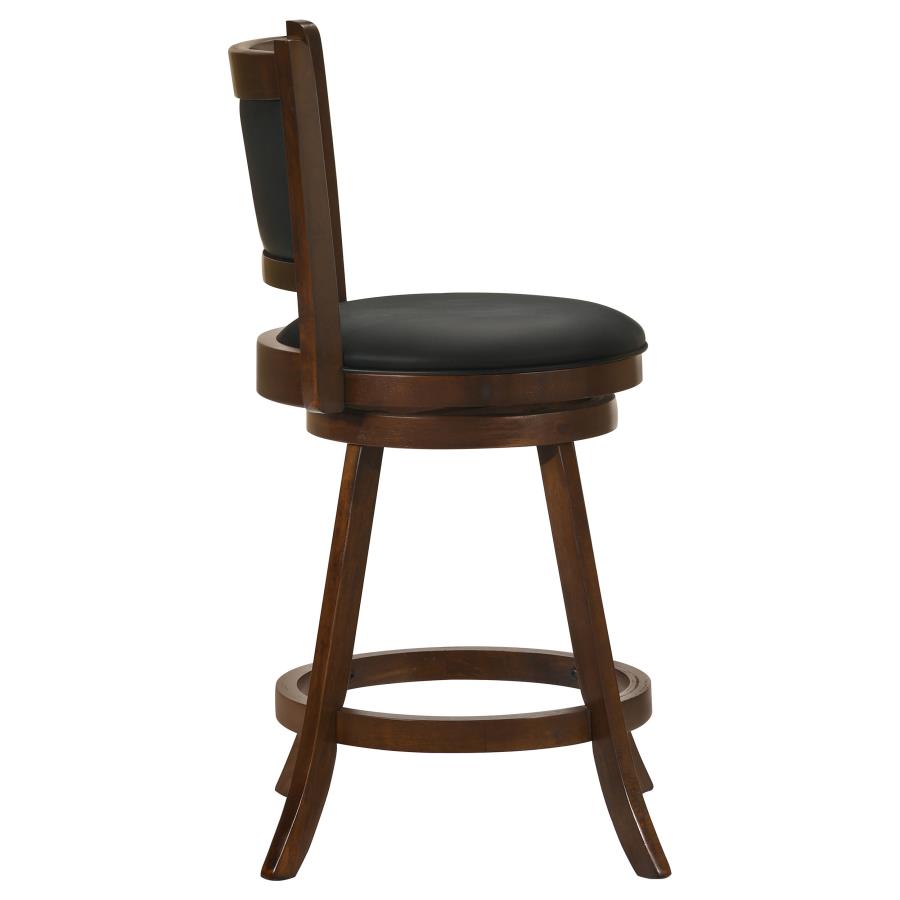 Broxton Upholstered Swivel Counter Chair Chestnut (Set of 2)-9