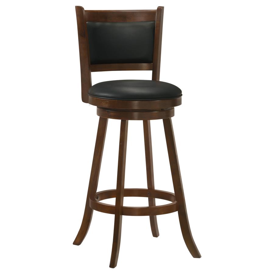 Broxton Upholstered Swivel Bar Chair Chestnut (Set of 2)-zoom-3