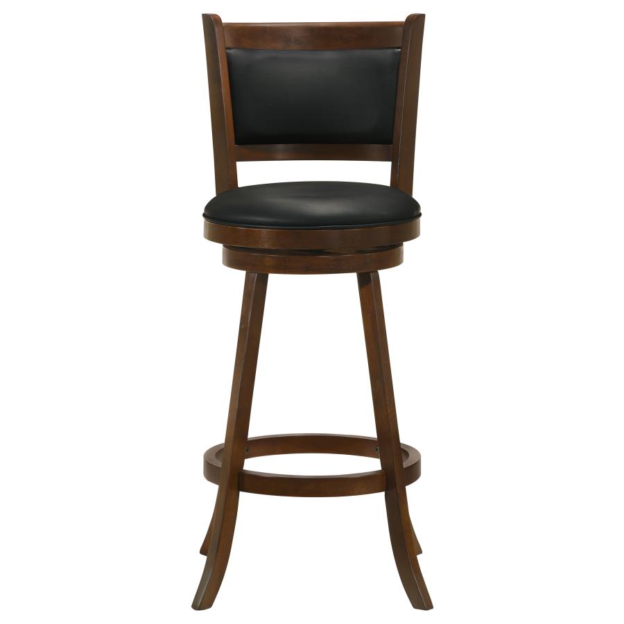 Broxton Upholstered Swivel Bar Chair Chestnut (Set of 2)-zoom-4