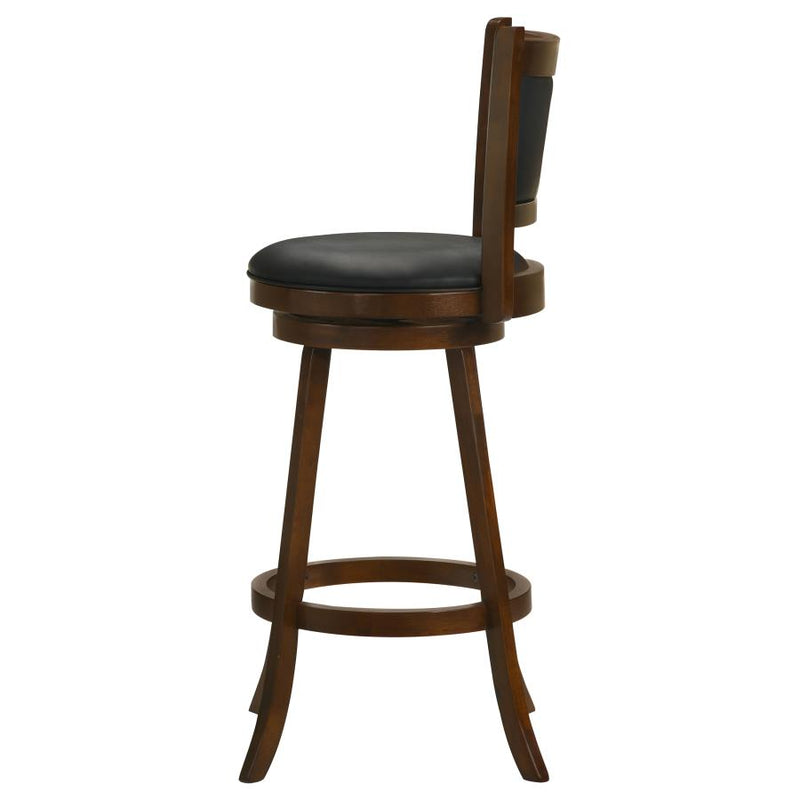 Broxton Upholstered Swivel Bar Chair Chestnut (Set of 2)-zoom-