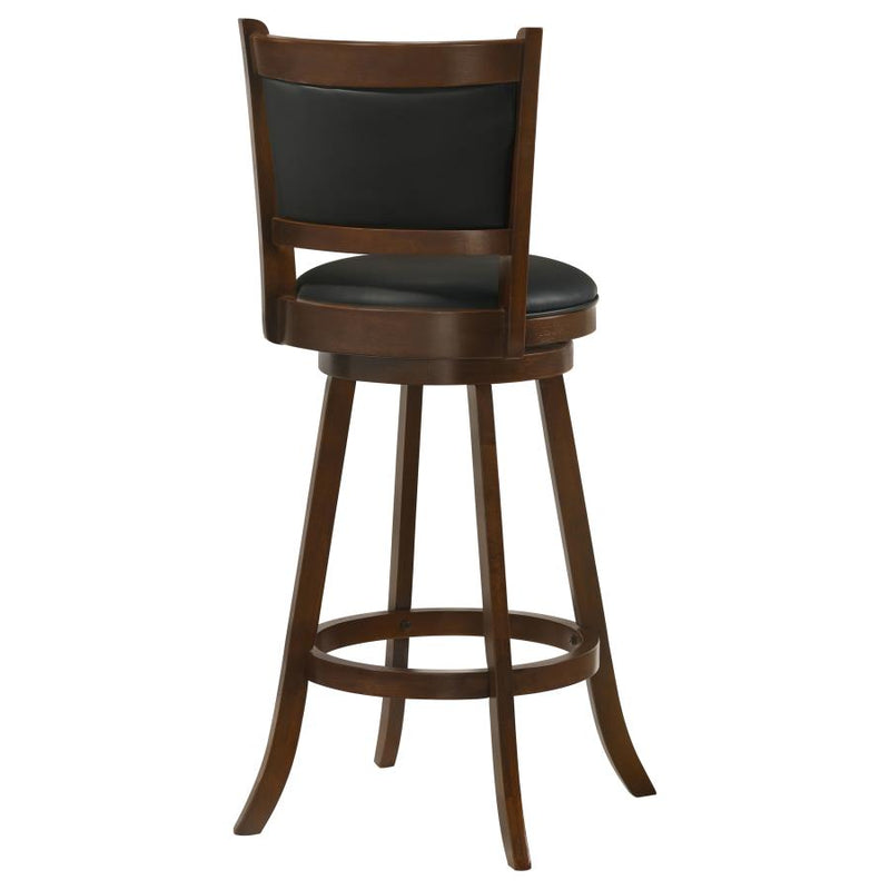 Broxton Upholstered Swivel Bar Chair Chestnut (Set of 2)-zoom-