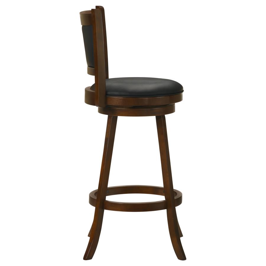 Broxton Upholstered Swivel Bar Chair Chestnut (Set of 2)-9