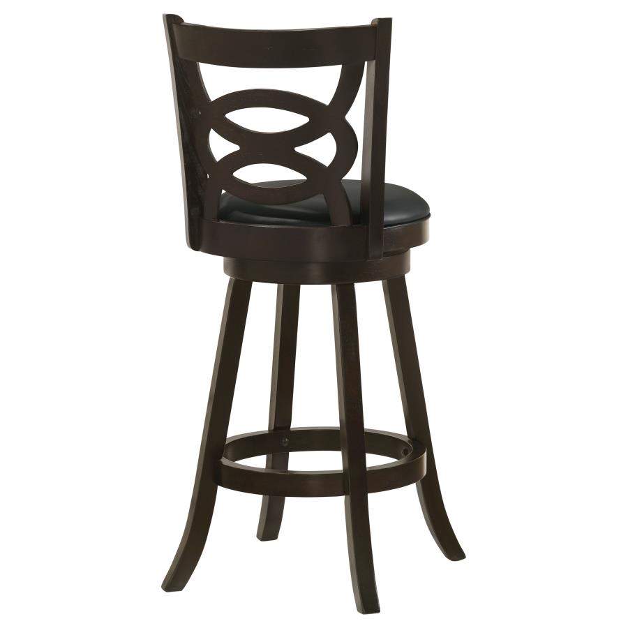 Calecita Wood Swivel Bar Chair Cappuccino (Set of 2)-zoom-8