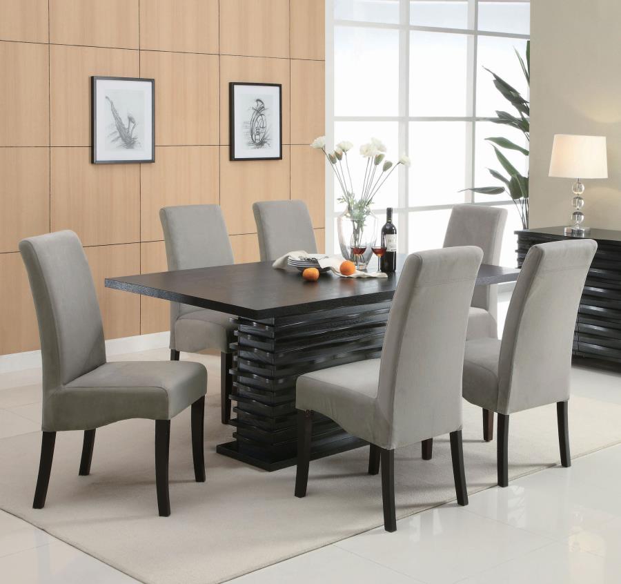 Stanton 7-piece Rectangular Dining Table Set Grey-zoom-1