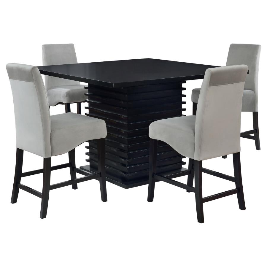 Stanton 5-piece Square Counter Height Dining Table Set Grey-2