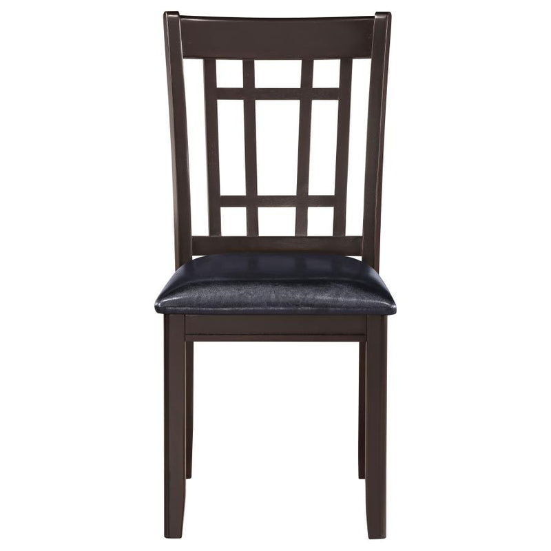 Lavon 5-piece Oval Extension Leaf Dining Set Espresso-zoom-