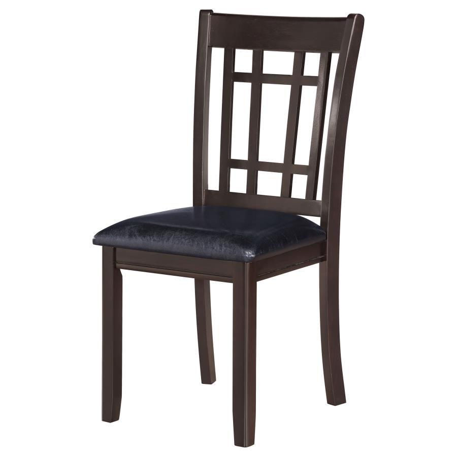 Lavon Wood Dining Side Chair Black and Espresso (Set of 2)-zoom-5