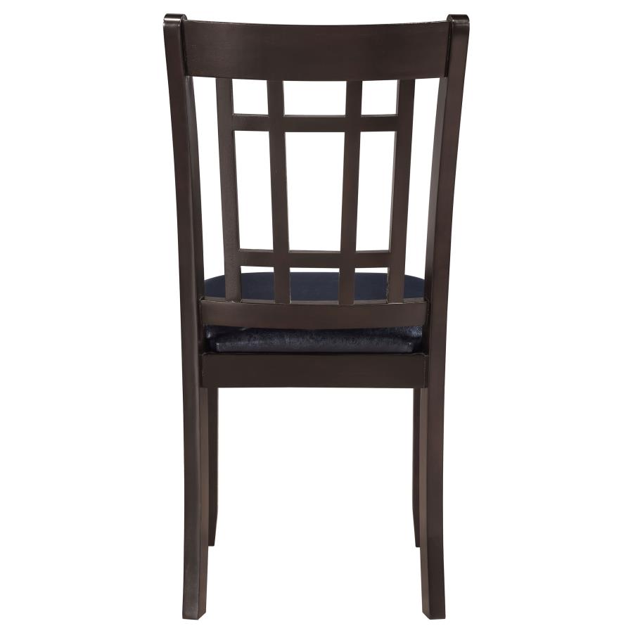 Lavon Wood Dining Side Chair Black and Espresso (Set of 2)-zoom-8